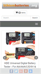 Mobile Screenshot of lithiumbatteries.org